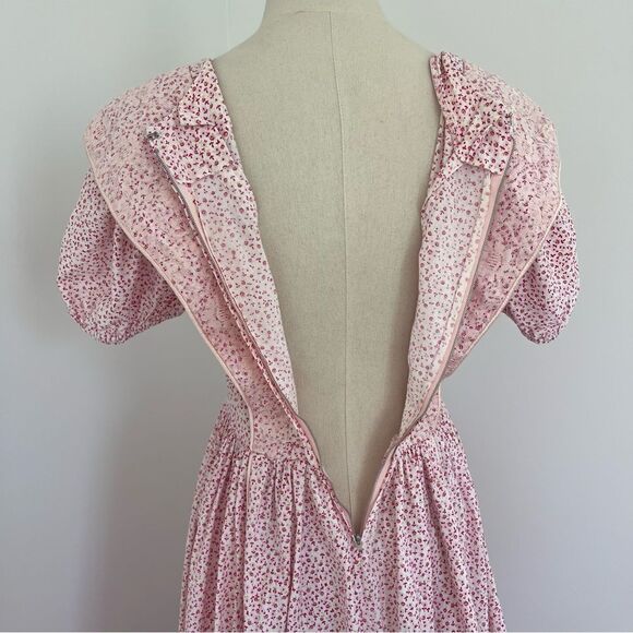 Vintage Puff Sleeve Prairie Dress XS - Picture 9 of 13
